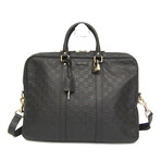 Gucci // Leather Guccissima Executive Briefcase // Dark Brown // Pre-Owned