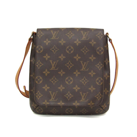 Louis Vuitton // Monogram Coated-Canvas + Leather Musette Salsa Crossbody Bag // Monogram Brown // Pre-Owned