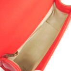 Chanel // Leather Matelassé Quilted Chain Bag // Orange // Pre-Owned