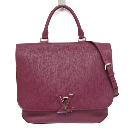 Louis Vuitton // Parnassea Leather Convertible Handbag // Purple // Pre-Owned