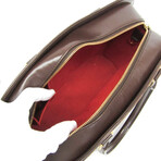 Louis Vuitton // Damier Coated-Canvas + Leather Classic Handbag // Damier Ebene // Pre-Owned