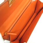 Bottega Veneta // Intrecciato Leather Classic Bag // Orange // Pre-Owned