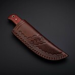 Crimson Hunter // Damascus Gut Hook Knife