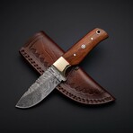 Rosewood Hunter // Damascus Steel Knife