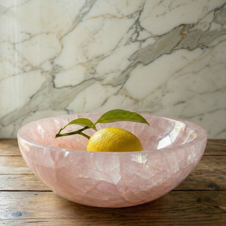 Rose Quartz Bowl / Large (Large)