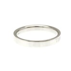 Tiffany & Co. // Platinum Flat Band Ring // Ring Size: 8 // Store Display