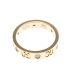 Gucci // 18k Rose Gold Icon Diamond Ring // Ring Size: 5.75 // Store Display