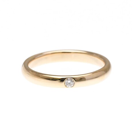 Harry Winston // 18k Rose Gold Diamond Wedding Ring // Ring Size: 6.5 // Store Display