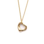 Tiffany & Co. // 18k Rose Gold Open Heart Iconic Pendant Necklace // 15.94" // Store Display