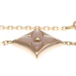 Louis Vuitton // 18k Rose Gold Star Blossom Diamond + Mother of Pearl Bracelet // 5.7"-6.69" // Store Display