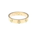 Cartier // 18k Rose Gold Mini Love Ring // Ring Size: 4.75 // Store Display