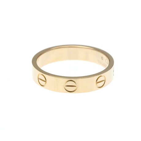 Cartier // 18k Rose Gold Mini Love Ring // Ring Size: 4.75 // Store Display