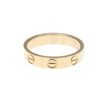 Cartier // 18k Rose Gold Mini Love Ring // Ring Size: 4.75 // Store Display