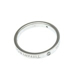 Tiffany & Co. // Platinum Flat Diamond Ring // Ring Size: 8 // Store Display