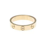 Cartier // 18k Rose Gold Mini Love Ring // Ring Size: 4.75 // Store Display