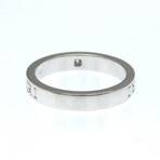 Bulgari // 18k White Gold Double Logo Diamond Ring // Ring Size: 10 // Store Display