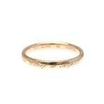 Van Cleef & Arpels // 18k Rose Gold Tendrement Diamond Wedding Ring // Ring Size: 8.25 // Store Display