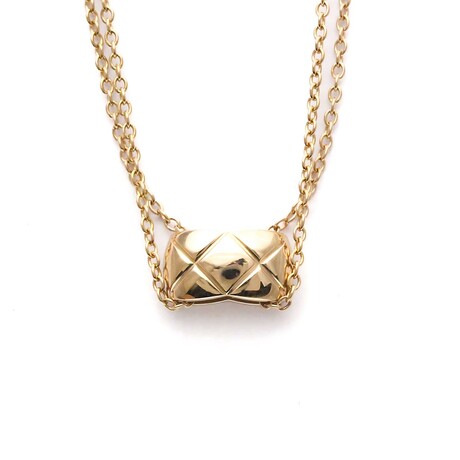 Chanel // 18k Rose Gold Coco Crush Signature Necklace // 14.56"-15.74" // Store Display