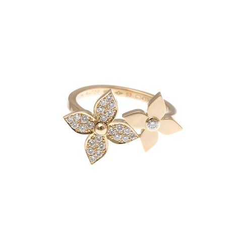 Louis Vuitton // 18k Rose Gold Bergster Blossom Diamond Ring // Ring Size: 6.25 // Store Display