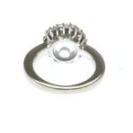 Chopard // 18k White Gold Happy Diamond Ring // Ring Size: 4 // Store Display