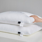 Pure Cotton Luxury Hotel Pillow Duo (Single-piped)