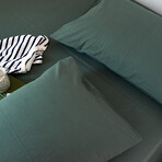 Pure Cotton 2 Piece Pillowcase Set  (Avocado)