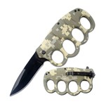 Spring Assisted Trench Knife // SE-511C (Digital Camo)