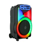 Portable Bluetooth 12" Party Speaker with Flame Lighting