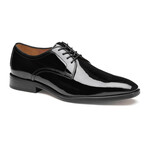 Italian Patent Sullivan Plain Toe Derbys // Black (8)