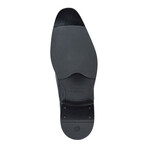 Brush-Off Leather Richland Plain Toe Loafers // Black (8)