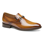 Brush-Off Leather Richland Plain Toe Loafers // Tan (8)