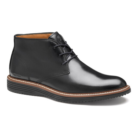 Leather Upton Chukka Boots // Black (8)