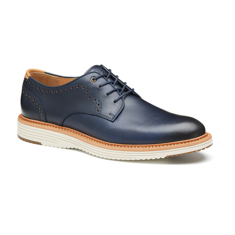 American Leather Upton 175th Plain Toe Derbys // Navy (8)