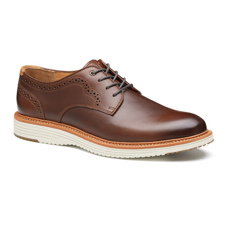 American Leather Upton 175th Plain Toe Derbys // Tan (8)