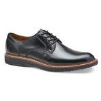 Leather Upton Plain Toe Derbys // Black (8)