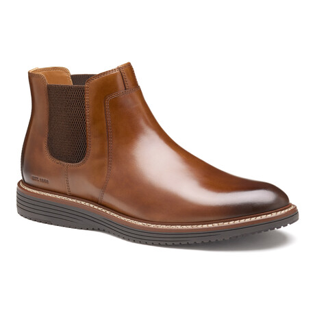 Leather Upton Chelsea Boots // Tan (8)