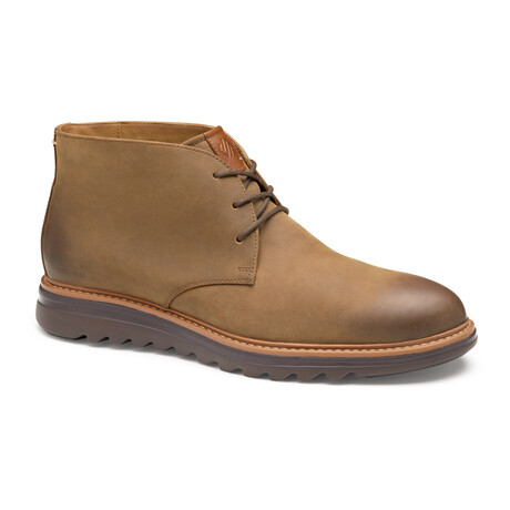 Leather Braxton Chukka Boot // Brown (8)