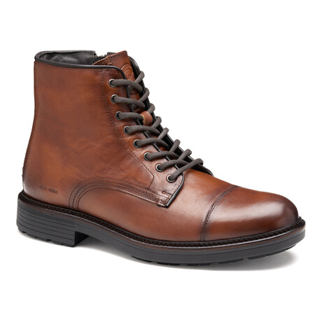 European Leather Latham Cap Toe Boots // Tan (8)