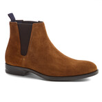 Italian Suede Flynch Chealsea Boots // Snuff (8)
