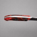 The Cleancut Pro // Skinner // Red & Black Acrylic Epoxy Resin