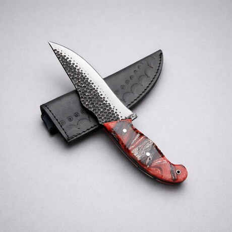 The Cleancut Pro // Skinner // Red & Black Acrylic Epoxy Resin