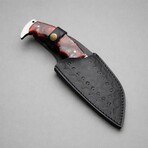 The Terra Mark // Tanto // Red & Black Acrylic Epoxy Resin