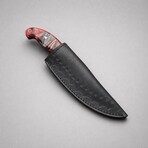 The Cleancut Pro // Skinner // Red & Black Acrylic Epoxy Resin