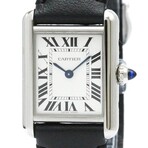 Cartier Ladies Tank Photovoltaic Quartz // WSTA0060 // Pre-Owned