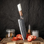 Fjord 6-Piece Japanese Damascus Kitchen Knife Set