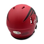 TreVeyon Henderson // NE Patriots // Signed Rave Mini Helmet