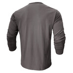 Crewneck Long-Sleeve Shirt // Dark gray (S)