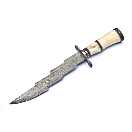 The Silksteel // Spear Point // White Camel Bone