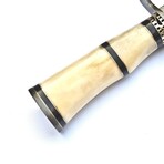 The Silksteel // Spear Point // White Camel Bone