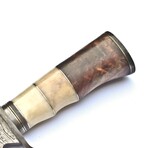 The Black Veil // Drop Point // Brown Colored Camel Bone